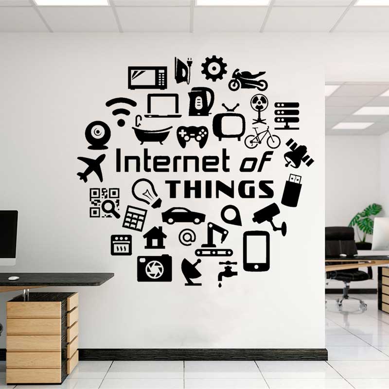 The Office It Tech - Tech vinyl wall decals Internet of