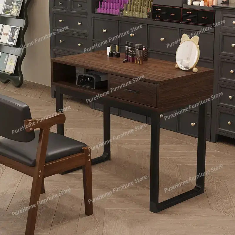 Office Tech Chair - Vanity Makeup Desk Cheap Manicurist Table