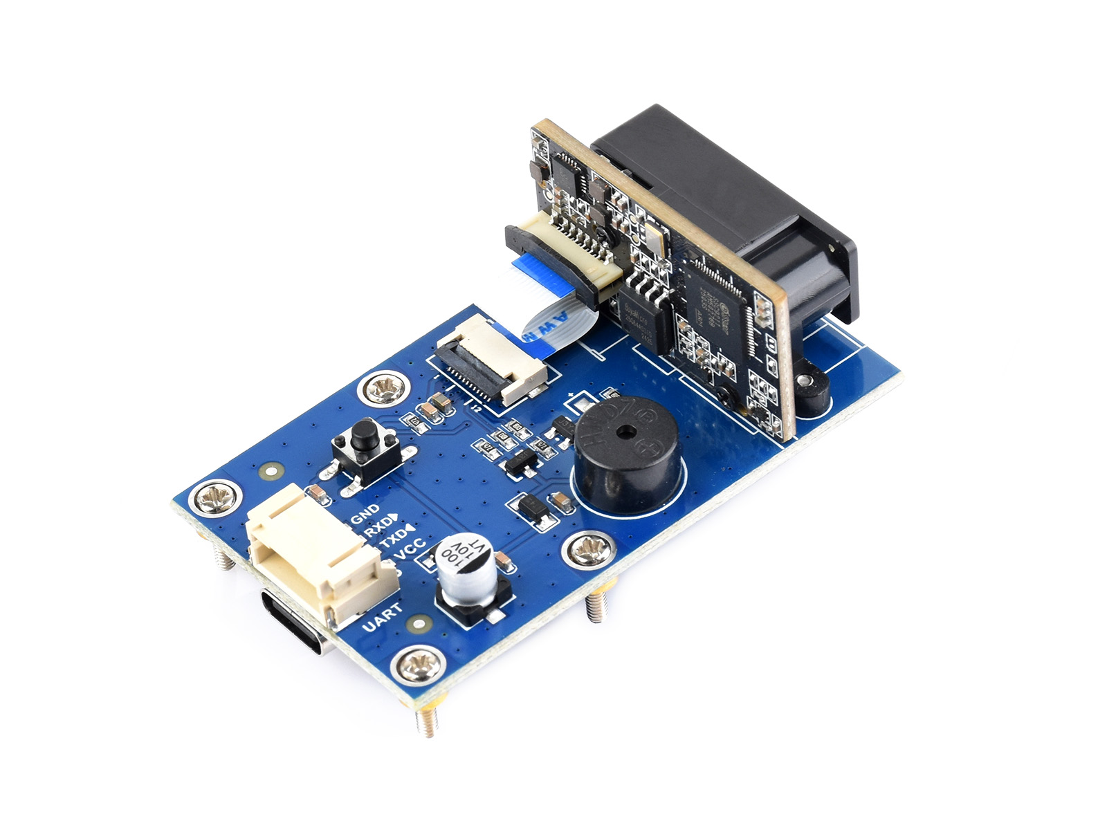 Barcode Scanner 2D - Waveshare 2D Codes Scanner Module (E),