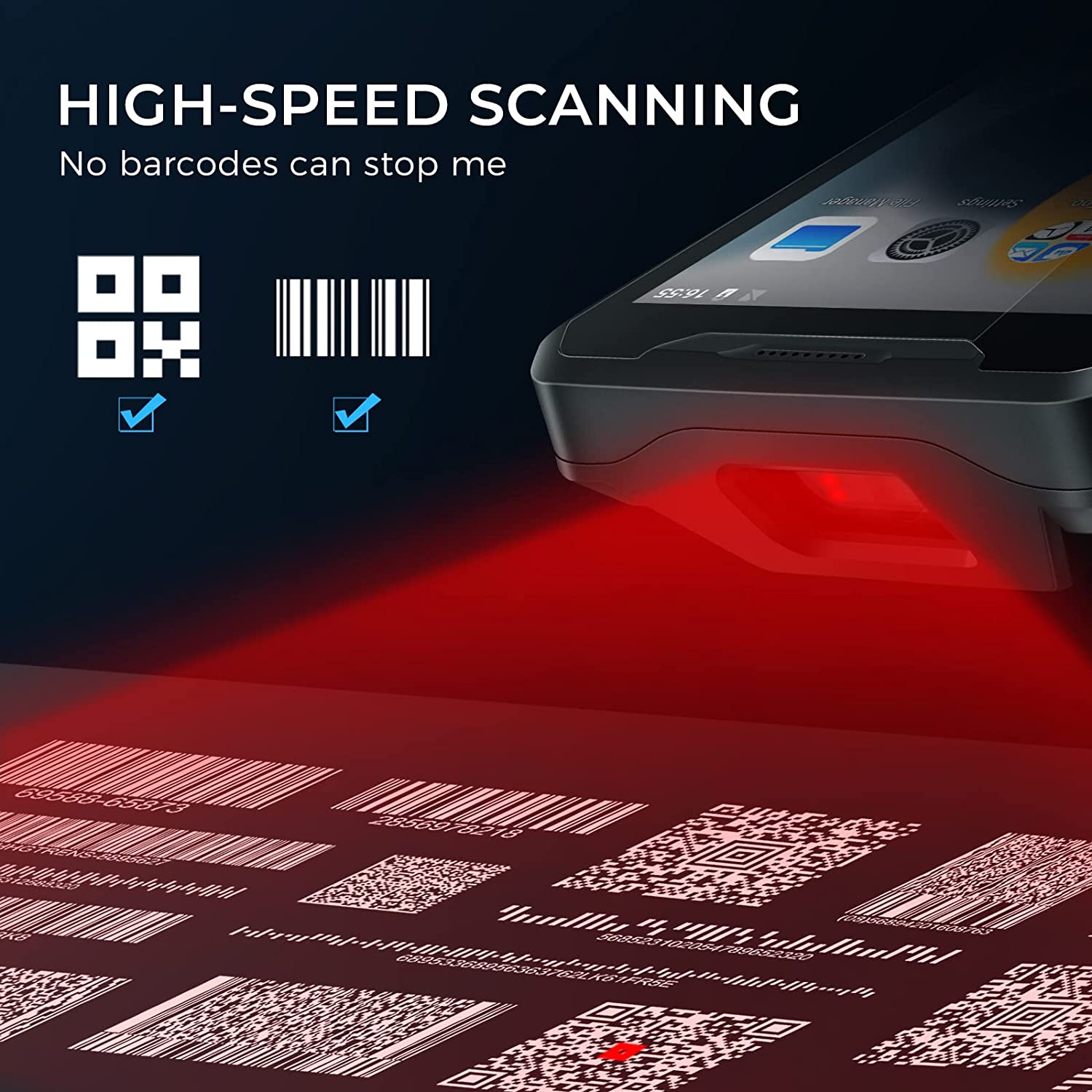 Android 9 4G Ruggedized Wirele - Barcode Scanner 2D recension och pris