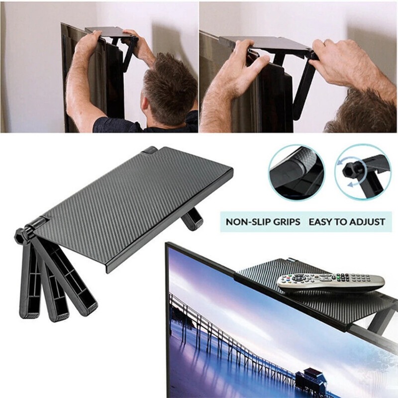 TV Top Shelf Adjustable Storag - Document Holder Monitor recension och pris