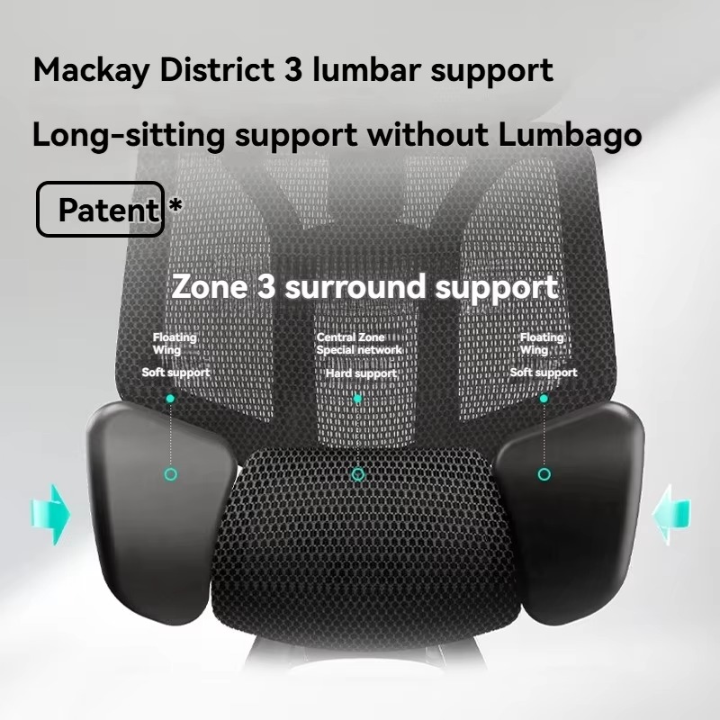 Deluxe High-Tech Ergonomic Mes - Office Tech Chair recension och pris