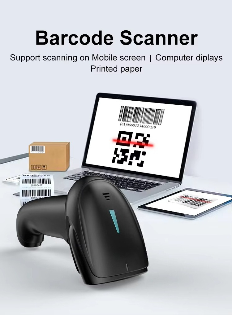USB Wireless for 2.4G Barcode  - Barcode Scanner 2D recension och pris