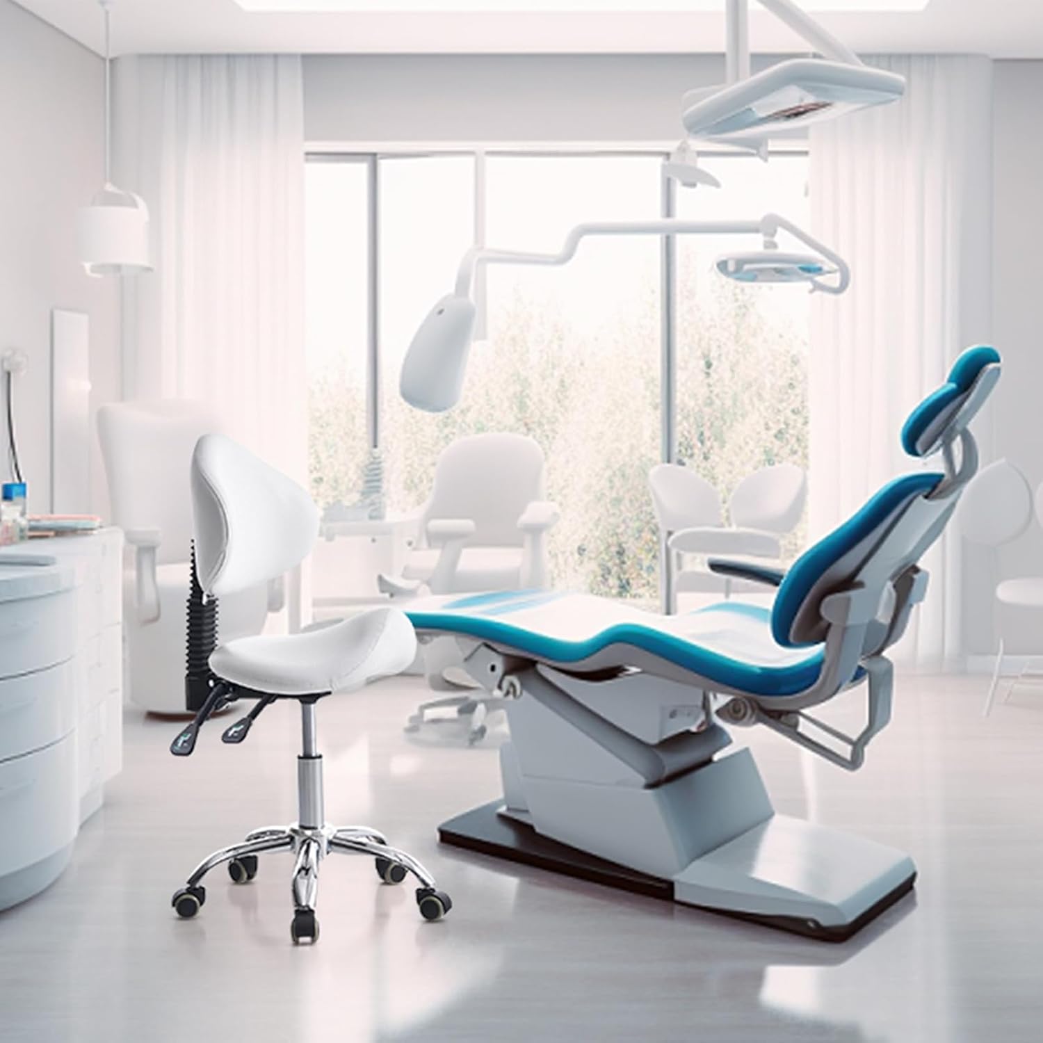 Saddle Stool Chair Rolling Wit - Office Tech Chair recension och pris