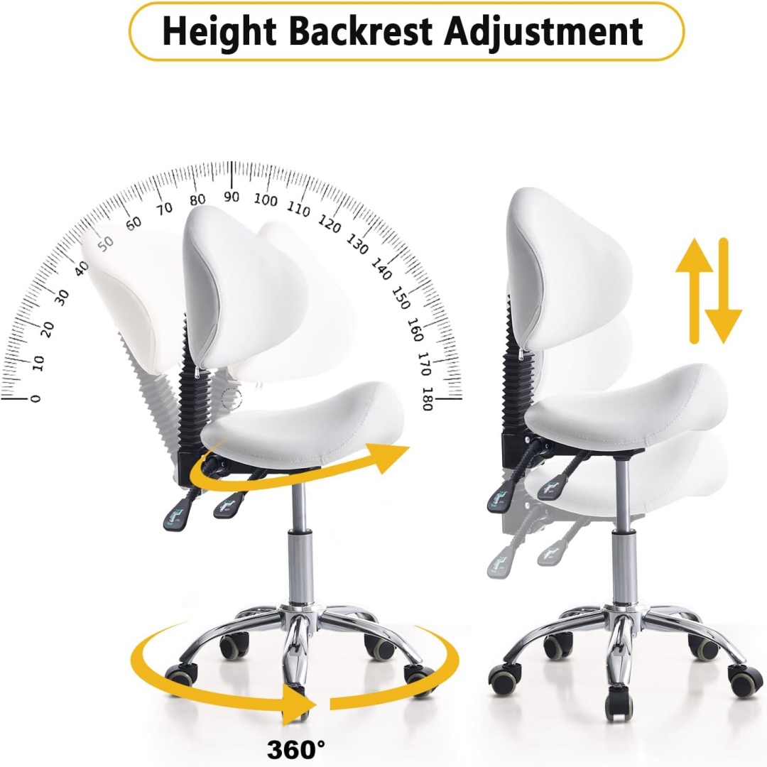 Saddle Stool Chair Rolling Wit - Office Tech Chair recension och pris