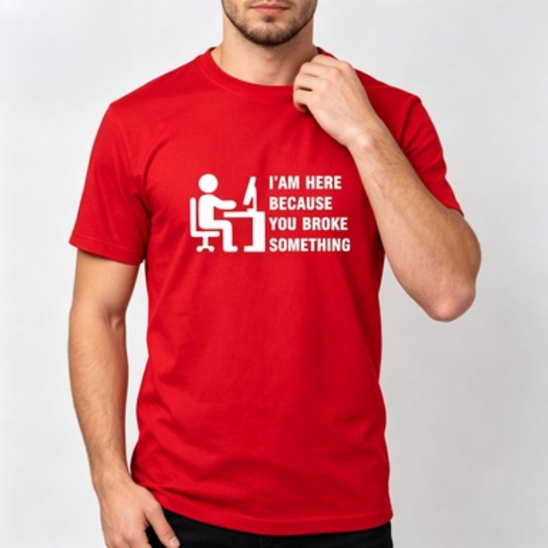 Soft Cotton Men T-shirt Tech S - The Office It Tech recension och pris