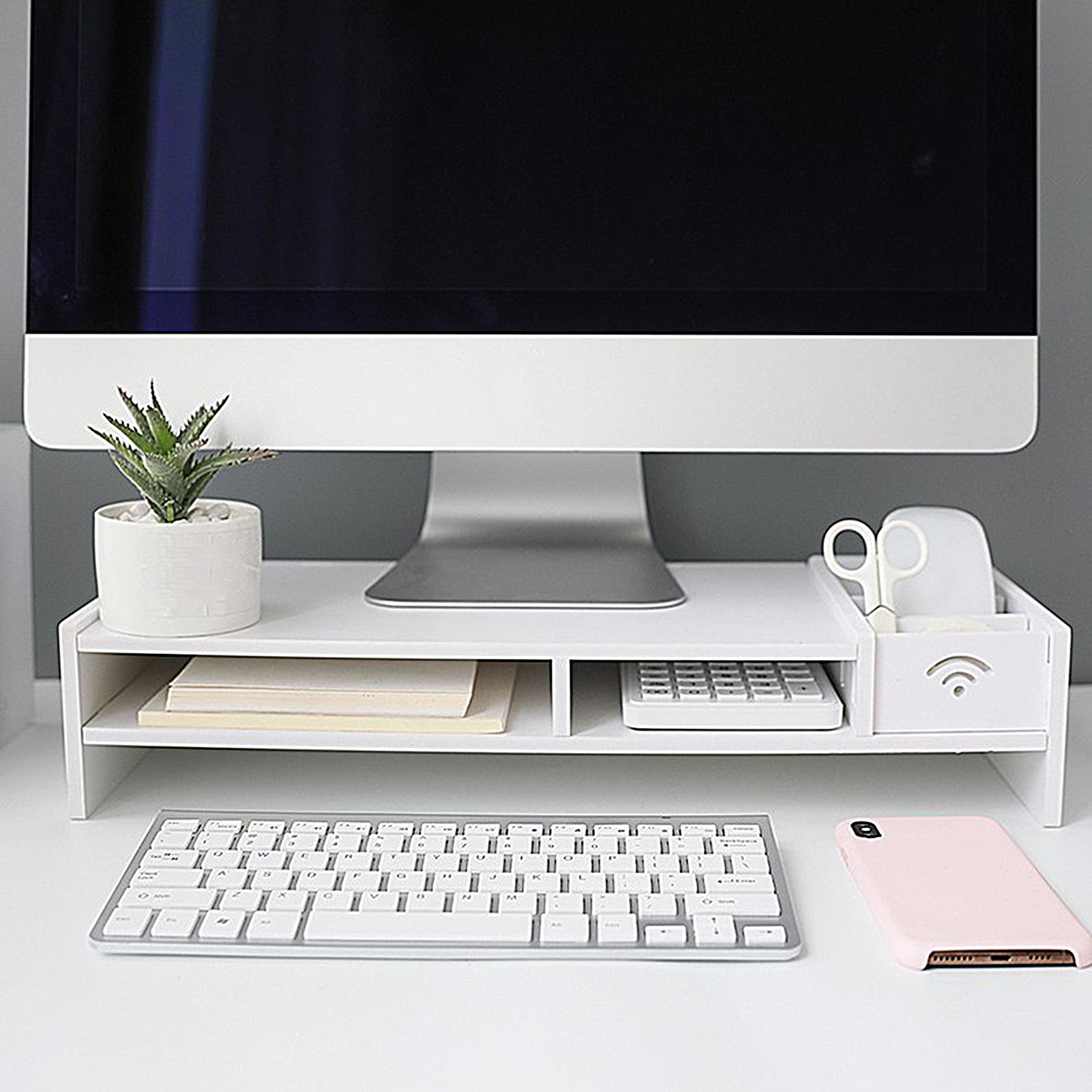 3-Tier Desk Organizer Shelf Fo - Document Holder Monitor recension och pris