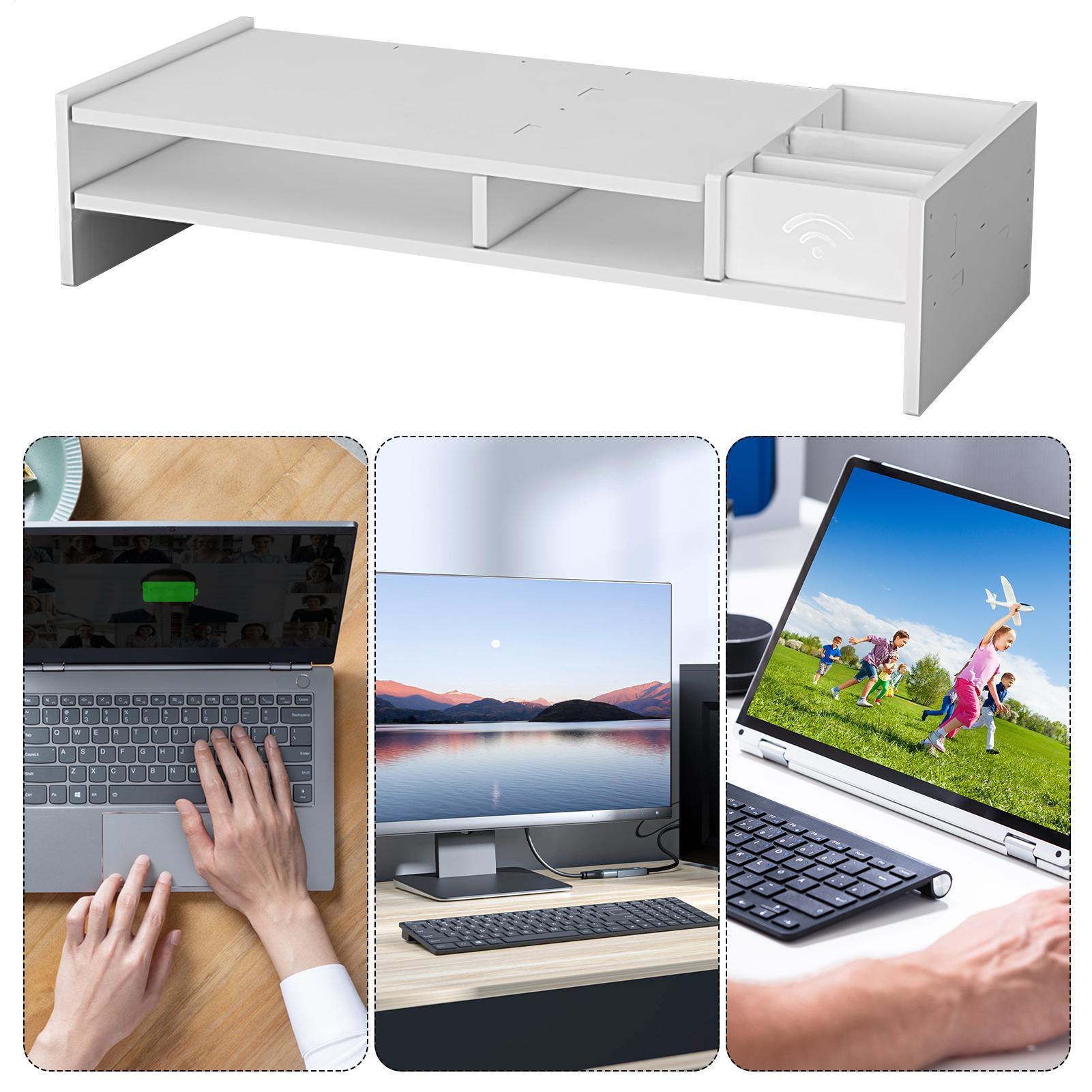 3-Tier Desk Organizer Shelf Fo - Document Holder Monitor recension och pris