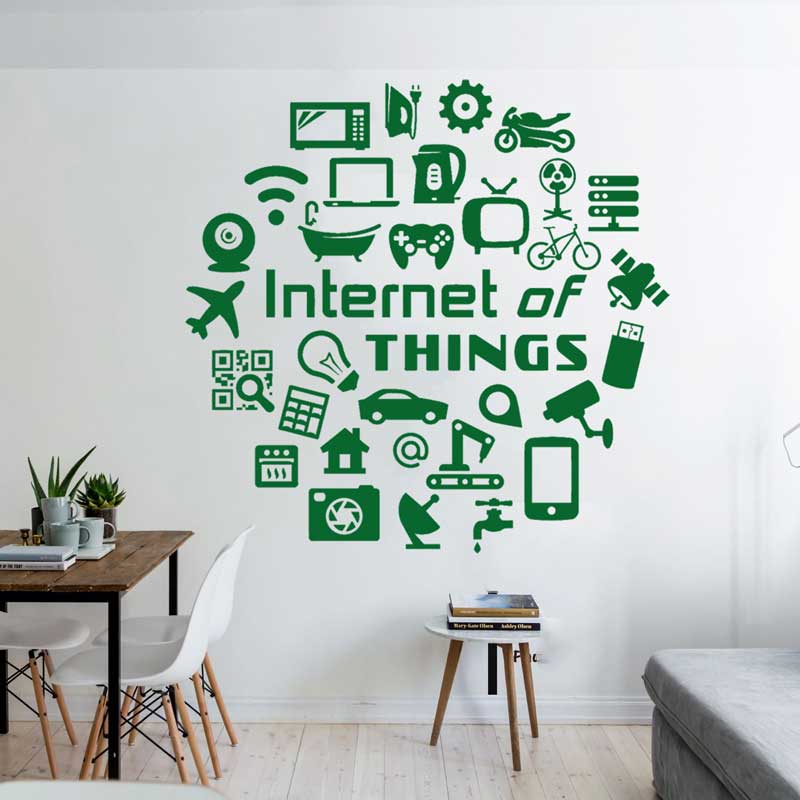 Tech vinyl wall decals Interne - The Office It Tech recension och pris