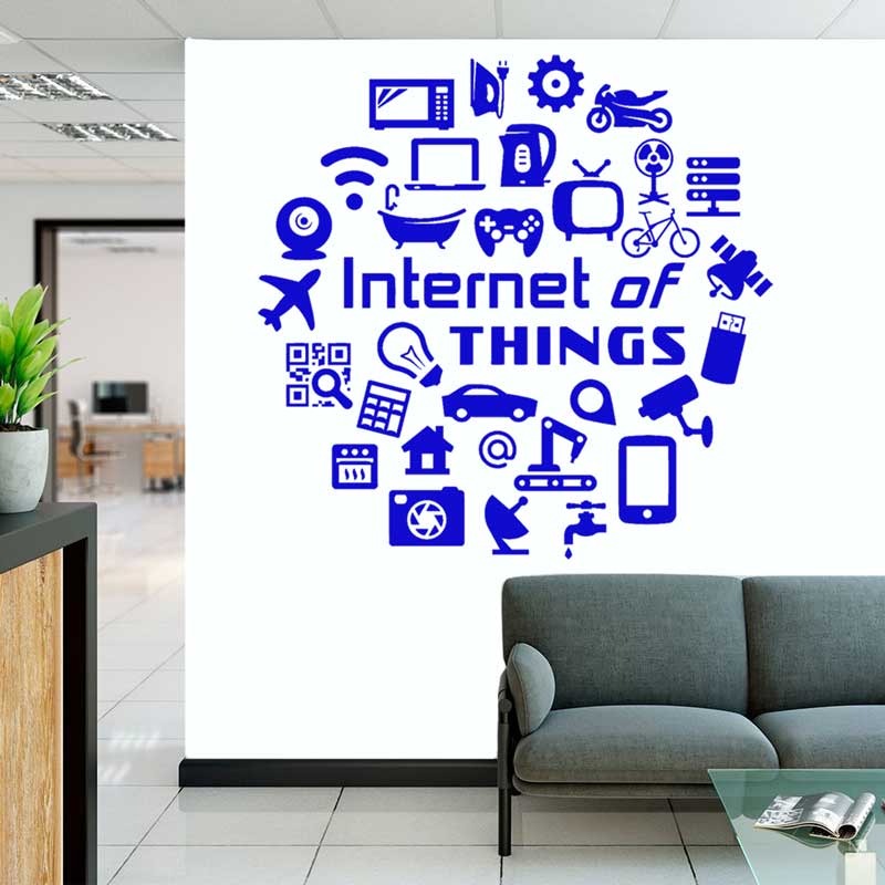 Tech vinyl wall decals Interne - The Office It Tech recension och pris