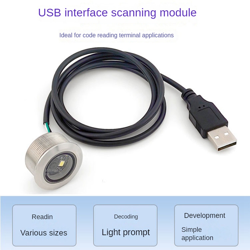 GM861 USB Interface 1D/2D Bar  - Barcode Scanner 2D recension och pris
