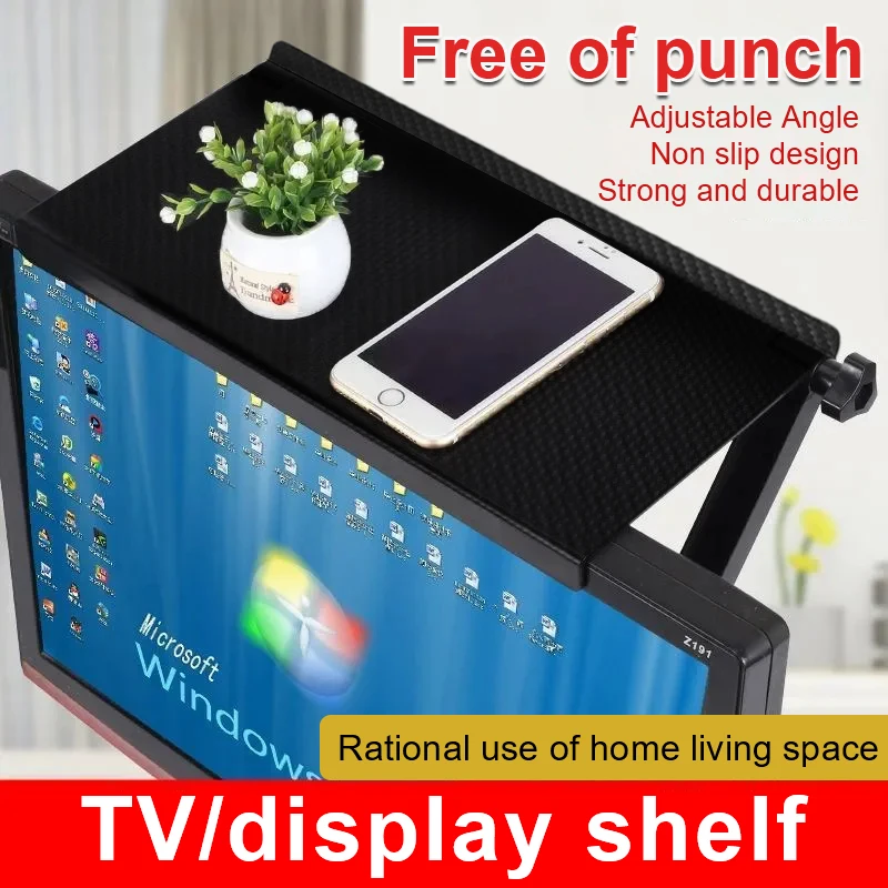 TV Screen Top Storage Shelf Ad - Document Holder Monitor recension och pris