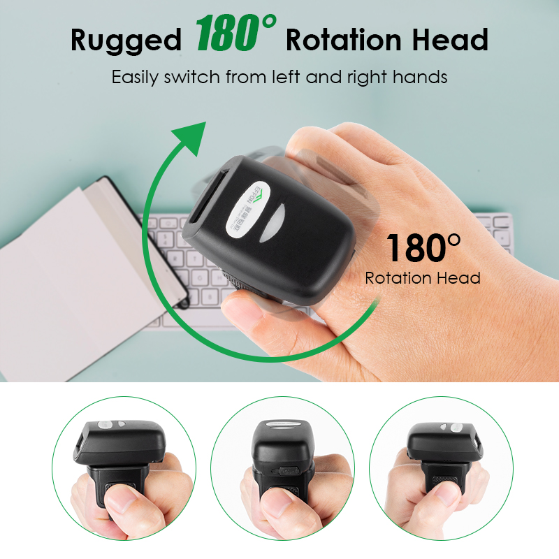 FS03 500mAh Industry-grade Min - Barcode Scanner 2D recension och pris