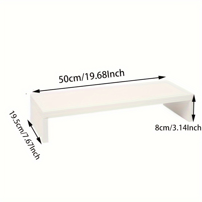 Spacious Wooden Monitor Stand  - Document Holder Monitor recension och pris